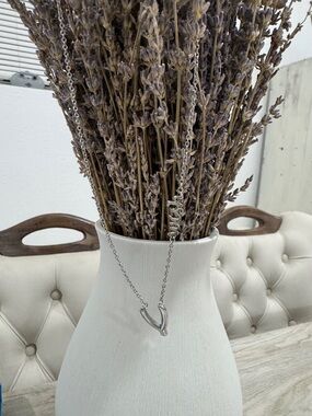 Silver Heart Pendant Necklace - Sleek Silver Tone